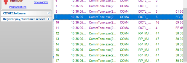 CEIWEI SerialPortMonitor screenshot