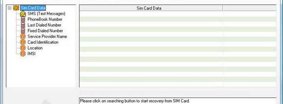 Cell Phone Sim Card Data Recovery screenshot