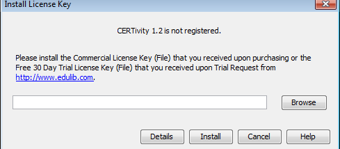 CERTivity KeyStores Manager screenshot