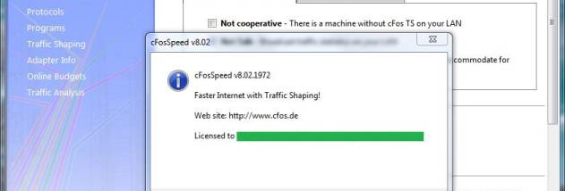cFosSpeed (64 bit) screenshot