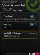 Chili Free Antivirus screenshot