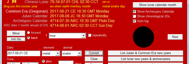 Chinese Calendrics screenshot