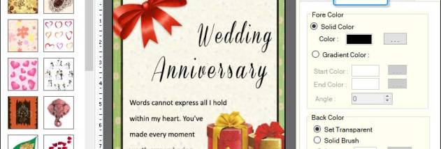 Greeting Card Maker Software screenshot
