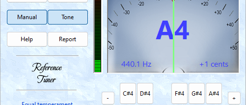 Chromatia tuner screenshot