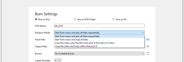Cisdem DVD Burner screenshot