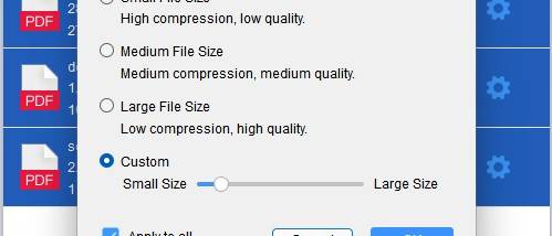 Cisdem PDF Compressor for Windows screenshot