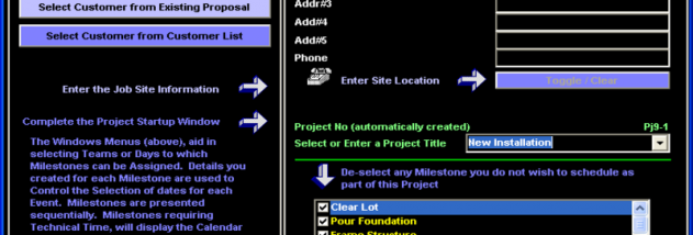 Citrus Construction Scheduler screenshot