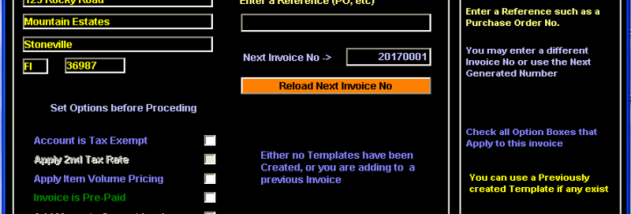 Citrus Invoicer screenshot