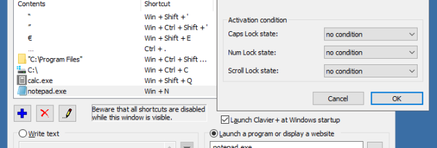 Clavier+ 64-bit screenshot
