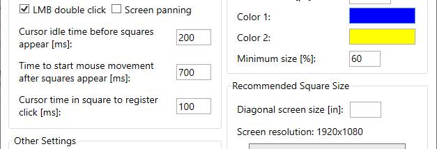 Clickless Mouse screenshot