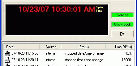 ClockWatch Sentry screenshot