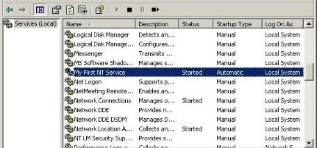 CNTService screenshot