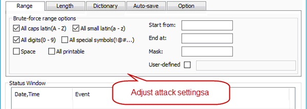 Cocosenor ZIP Password Tuner screenshot