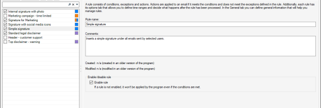 CodeTwo Exchange Rules 2010 screenshot
