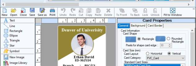 Collage Student ID Card Designing App screenshot