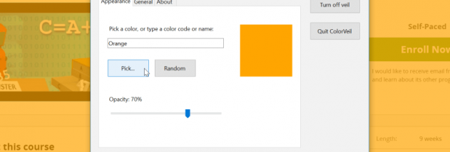 ColorVeil screenshot
