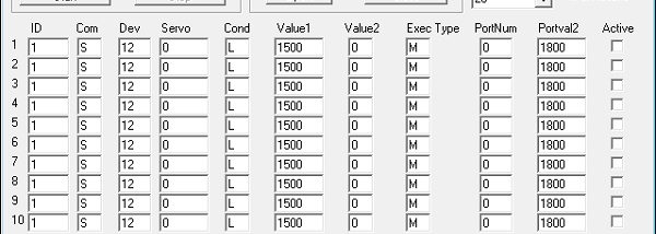 Control Centre Server screenshot
