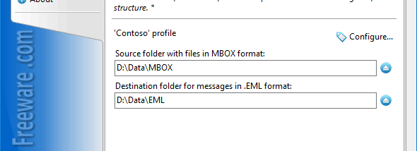 Convert MBOX to EML Files screenshot