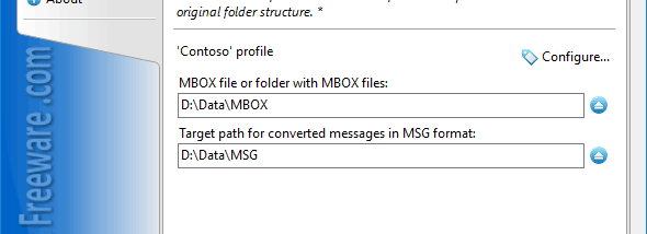 Convert MBOX to MSG for Outlook screenshot