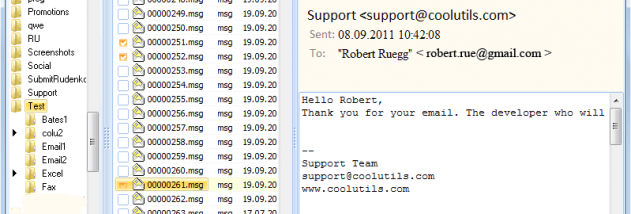 Coolutils Mail Viewer screenshot