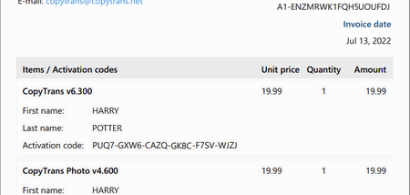 CopyTrans Manager screenshot