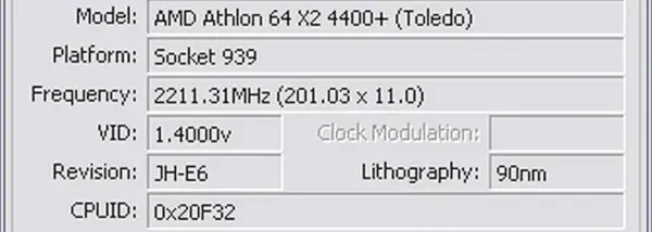 Core Temp screenshot