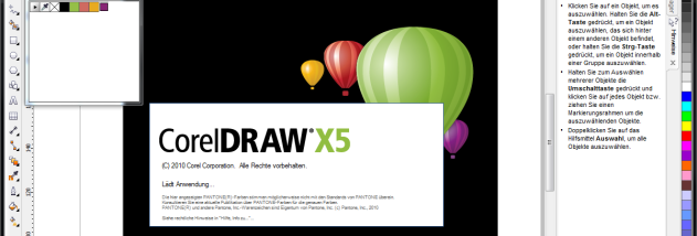 CorelDRAW X5 screenshot