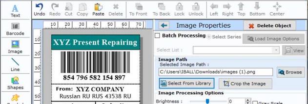 Professional Custom Barcode Edition screenshot