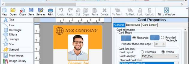 Create Employee ID Badges screenshot