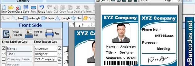 Create Gate Pass Printing Software screenshot