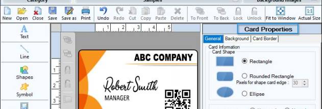 Create Own Business Card Software screenshot