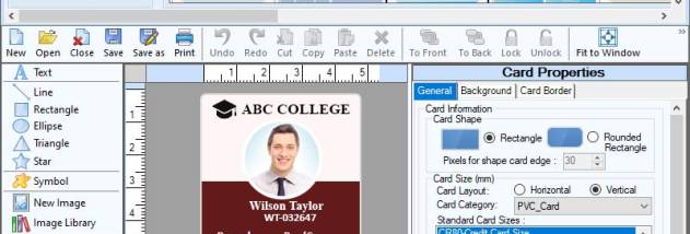 Create Student ID Card Software screenshot