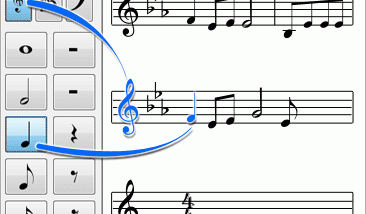 Crescendo Editor di Semiografia Musicale Gratis screenshot