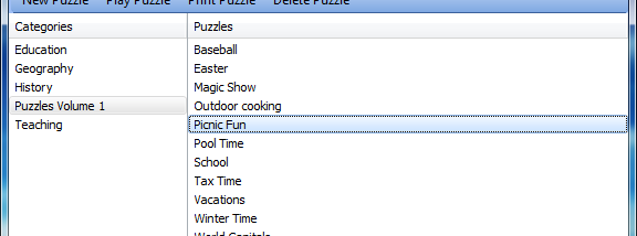 Crossword Construction Kit screenshot