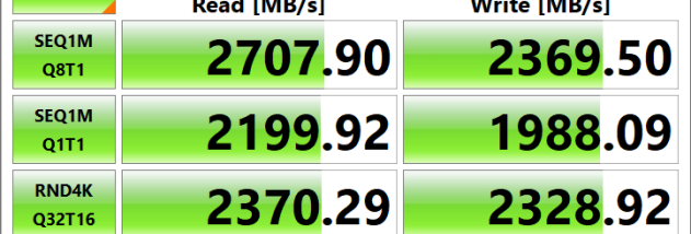 CrystalDiskMark Portable screenshot