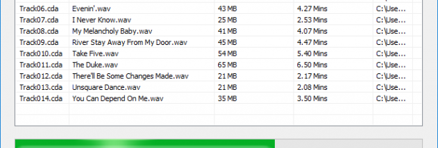 CSAudioCDBurner screenshot