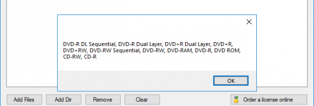 CSDVDCDBurner screenshot