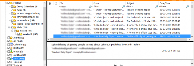 CubexSoft NSF Export screenshot