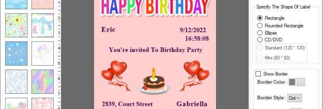 Custom Birthday Cards Creator screenshot