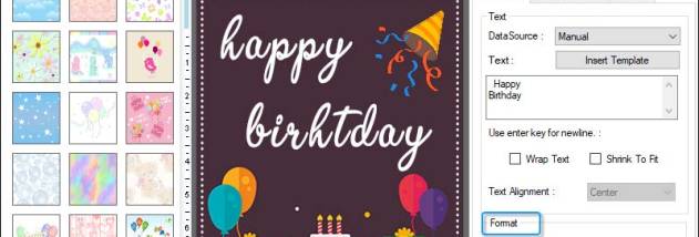 Customize Birthday Cards screenshot