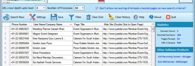 Cute Web Phone Number Extractor Advance screenshot