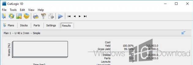 CutLogic 1D screenshot