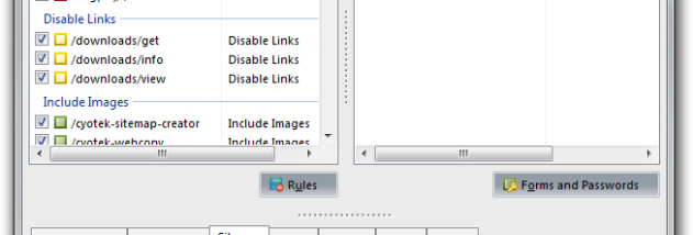 Cyotek Sitemap Creator screenshot