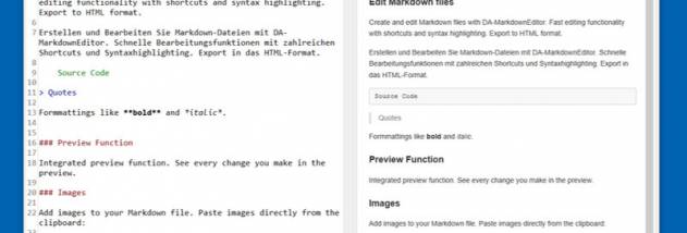 DA-MarkdownEditor screenshot