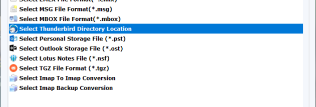 DailySoft Thunderbird to Hotmail Migrato screenshot