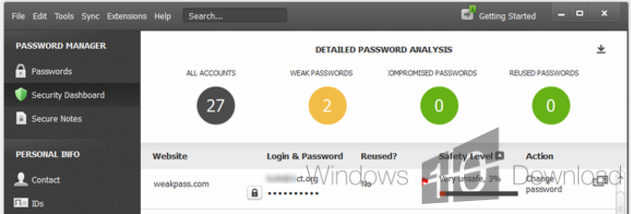 Dashlane screenshot