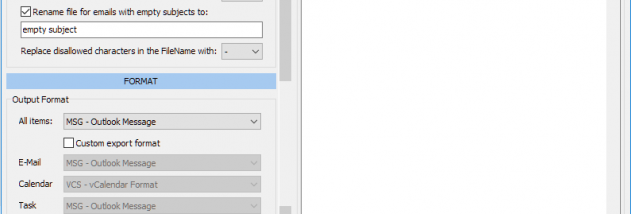 Data Extraction Kit for Outlook screenshot
