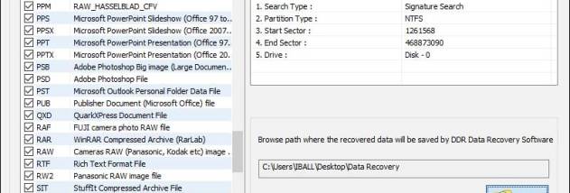 Data Recovery screenshot