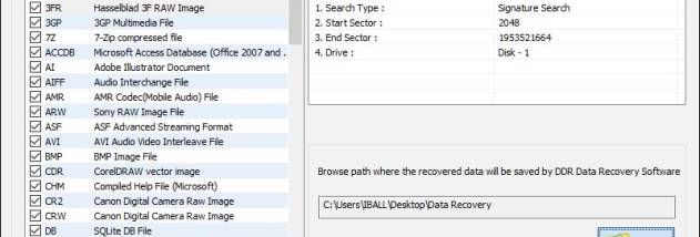 Data Recovery Download screenshot