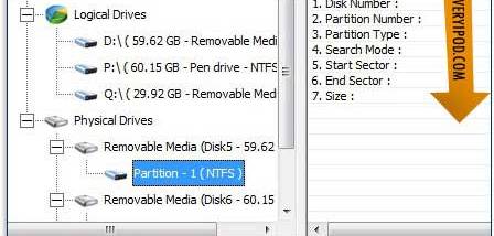 Data Recovery USB Drives screenshot